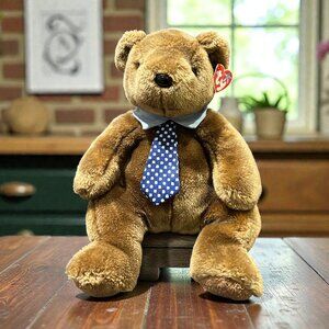 Ty Beanie Buddies Hero Father’s Day Bear Plush,